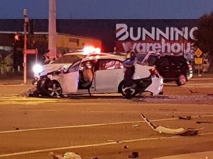 Man charged following collision