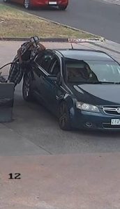 Man wanted in petrol-drive off