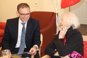 Mary marks a century