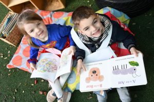 Children bring books to life