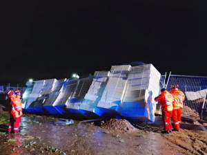 Strong winds lash region