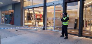 Supermarket ram raid