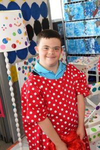 Students join the dots in eye-catching expo