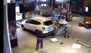 Ram raid captured on cam