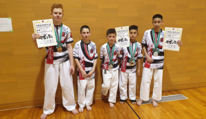 Karate kids shine on world stage