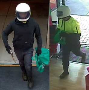 Gunman wanted over armed robberies