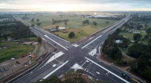 Big build at major road completed