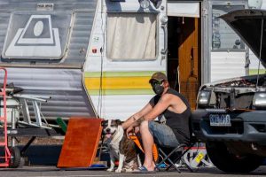 Homeless man given marching orders