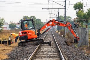 Cranbourne Line Upgrade works progress