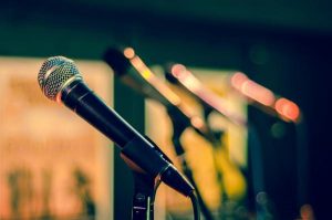 Toasting a public speaking win