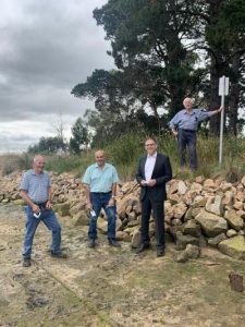 New rock wall sturdy against erosion