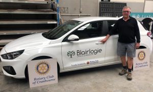 Rotary puts rubber on the road