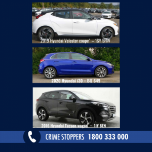 Burgled cars still missing