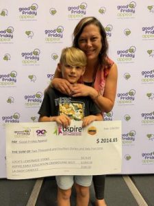 Lochie’s gift to sick kids