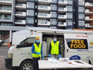 Sikh volunteers still serving