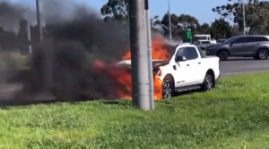 Quick thinking for dangerous fire