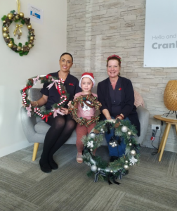 Christmas wreaths for charity
