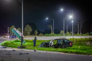 Truck, driver collide on Westernport Highway