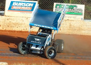 Milburn the master in Sprintcars