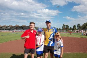 Paralympian visits young sports stars