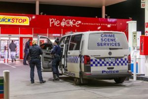 Early morning hold-up at servo