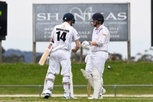 Batters battle on a District bowling day