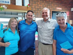 Bray, Busuttil, Hoy and Morris scoop the pool at San Remo