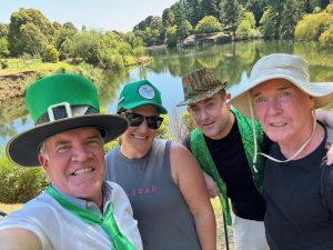 Going green for charity