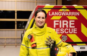First woman Lieutenant at Langwarrin Fire Brigade