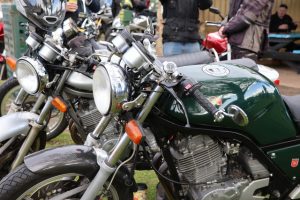 Here for the motorcycles