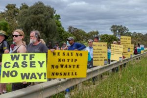 River Gum candidates on tip and proposed waste transfer station