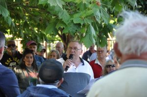 Community gathers after lake renaming