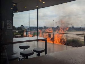 Neighbouring fire incident on Cranbourne Cup Day