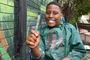 Devon Meadows students transform school wall with nature-inspired mural