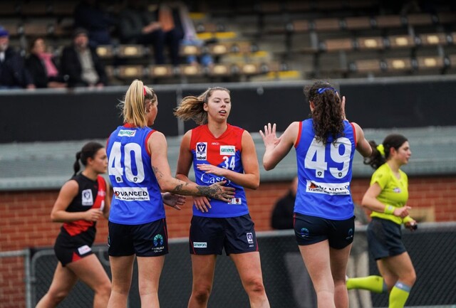 AFLW talent helps young Casey Demons to first win of 2025