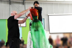 Cranbourne West Primary students raise funds the messy way