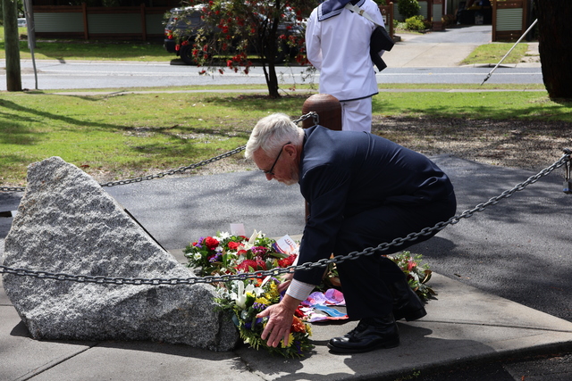 Pearcedale community braves the weather for Remembrance Day