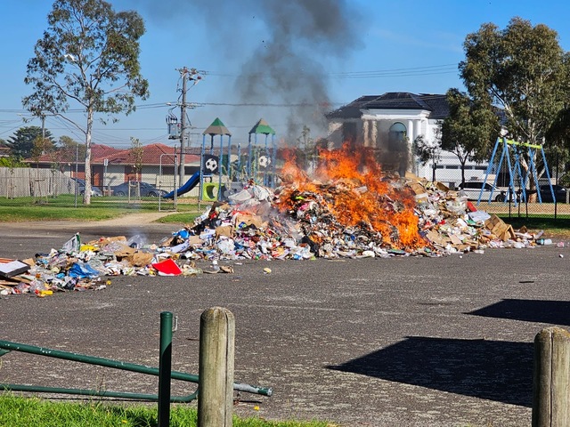 Discarded batteries spark garbage fires