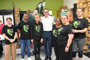 Find A Penny braces for Christmas Community BBQ