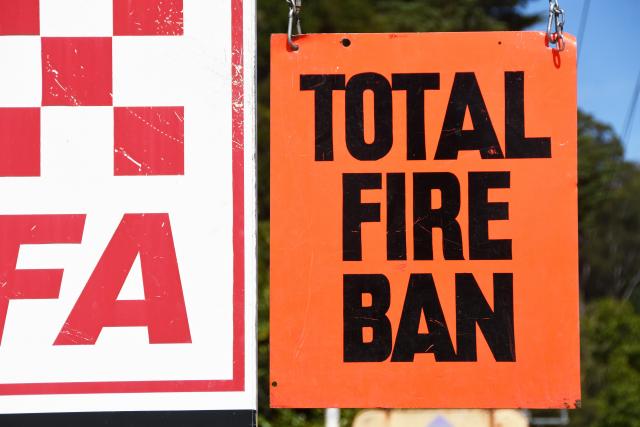 Total Fire Ban declared ahead of scorching conditions